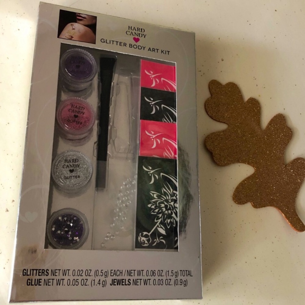 HARD♥️ CANDY Bundle, 3 Piece Glitter Gel Palette+ Glitter body art kit - Picture 7 of 14